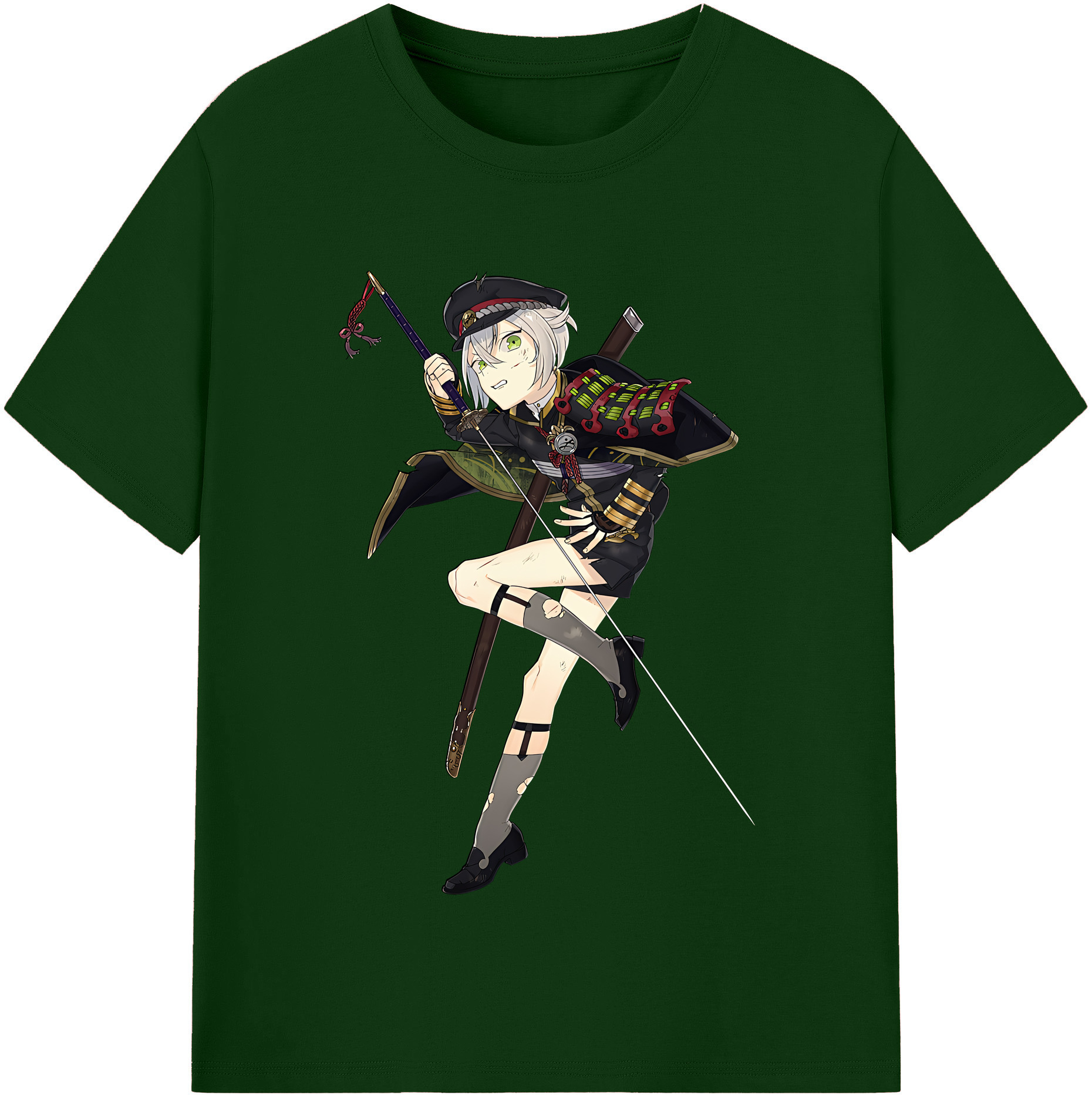 （画像用） 刀剣乱舞 Touken Ranbu 綿100％半袖Tシャツ（フロントプリント）